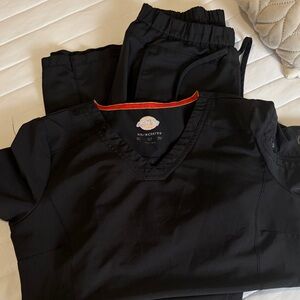 Dickies Black Scrub Set XS